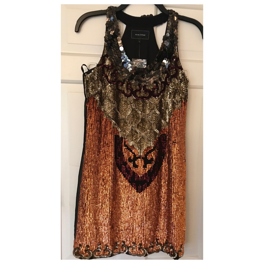 River island sequin dress